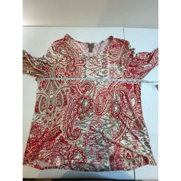 Chicos women’s bundle lot large blouse Chicos size 2 - Picture 11 of 15